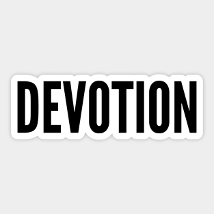 Devotion Sticker